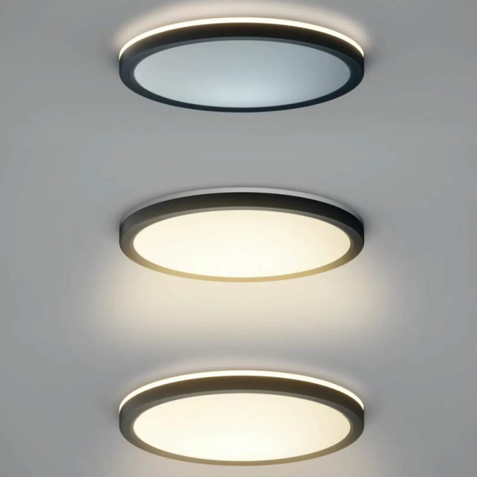 Sklep Kaja Ledowy plafon ze zmienną barwą ⌀30 PLF-63452-300R-28W-BL CORTE | Kaja* Lampy Led|Plafony Nowoczesne