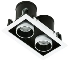 Sklep Kaja Ledowy reflektor GL7117-2/12W 4000K WH+BL MERCANTA | Kaja Oświetlenie* Lampy Led|Oprawy Podtynkowe