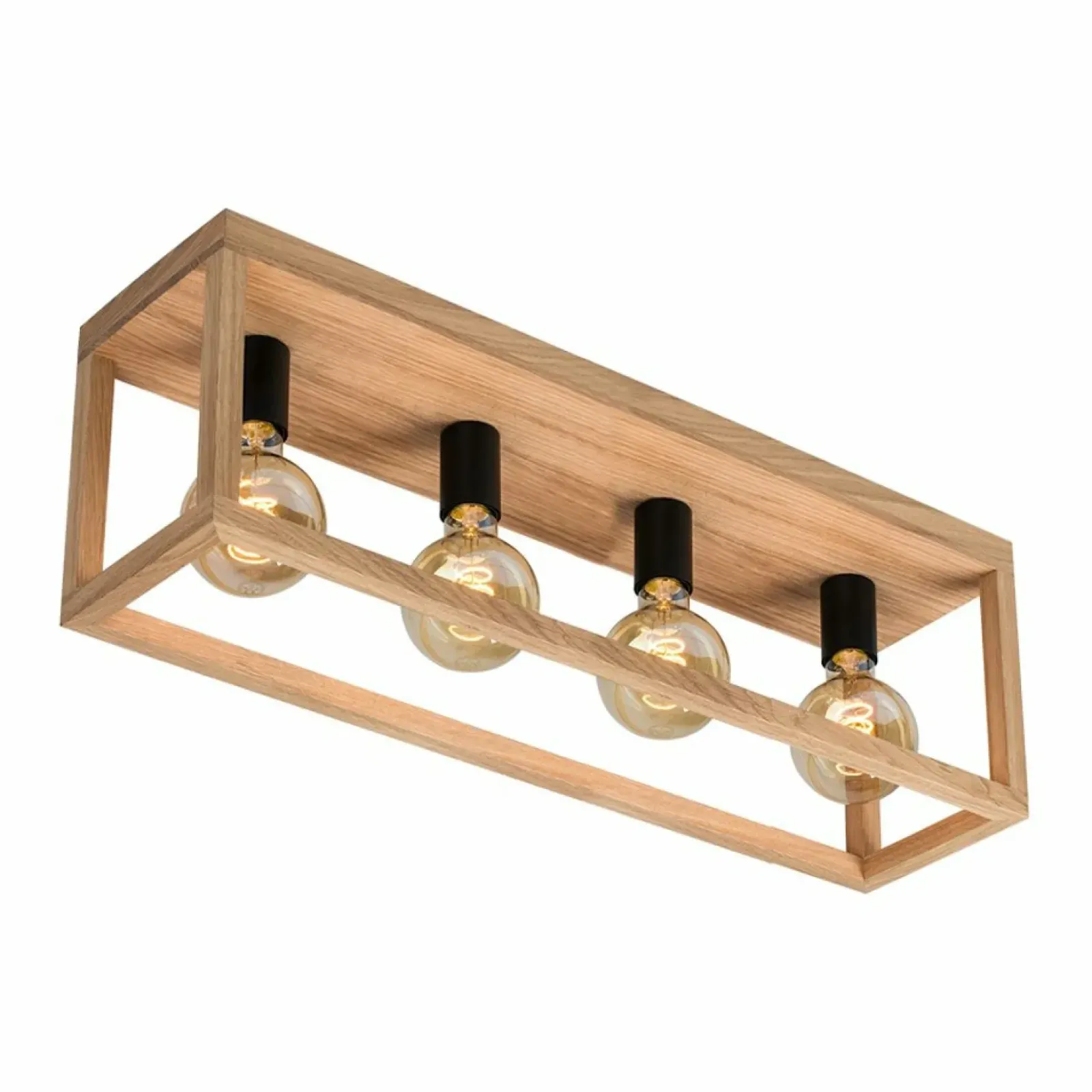 Sklep Kaja Liniowa lampa sufitowa w drewnianej oprawie 9154474L KAGO | Kaja Sale