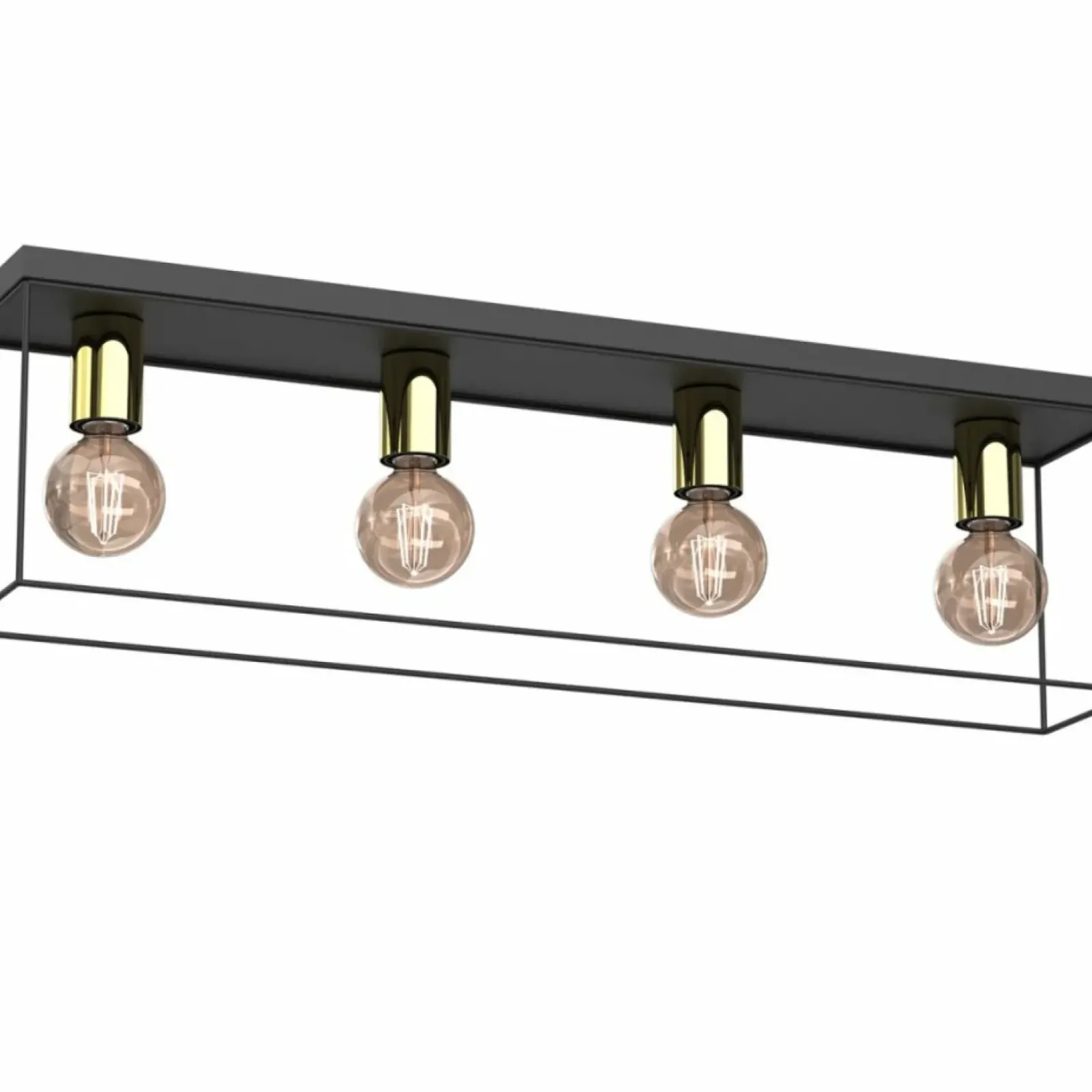 Sklep Kaja Liniowa lampa sufitowa, złote oprawki E27 LX 8112 HOMEN | Kaja Best Sale