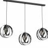 Sklep Kaja Liniowa lampa wisząca z ozdobnymi abażurami LX 4859 AGAVA | Kaja Outlet