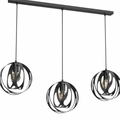 Sklep Kaja Liniowa lampa wisząca z ozdobnymi abażurami LX 4859 AGAVA | Kaja Outlet