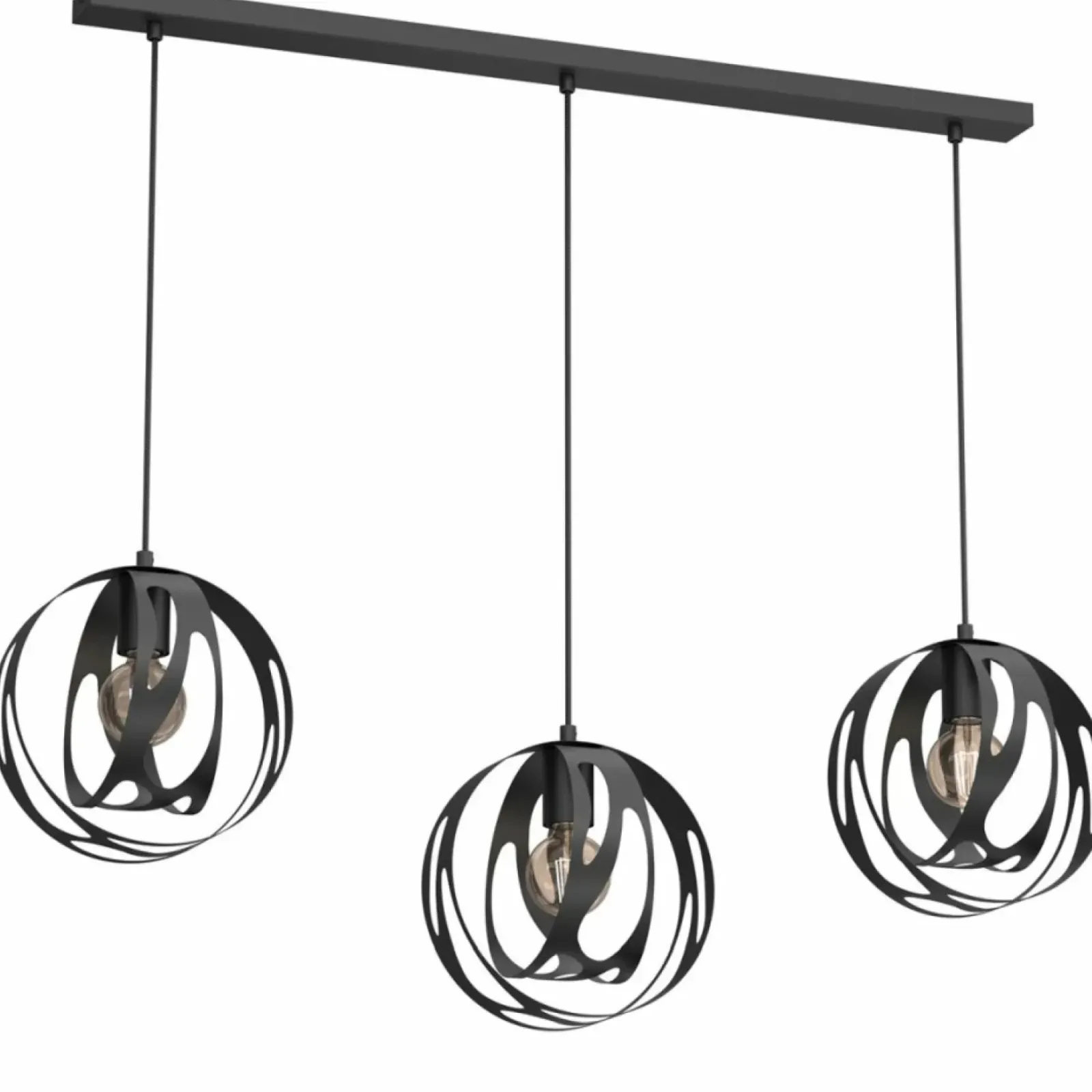 Sklep Kaja Liniowa lampa wisząca z ozdobnymi abażurami LX 4859 AGAVA | Kaja Outlet