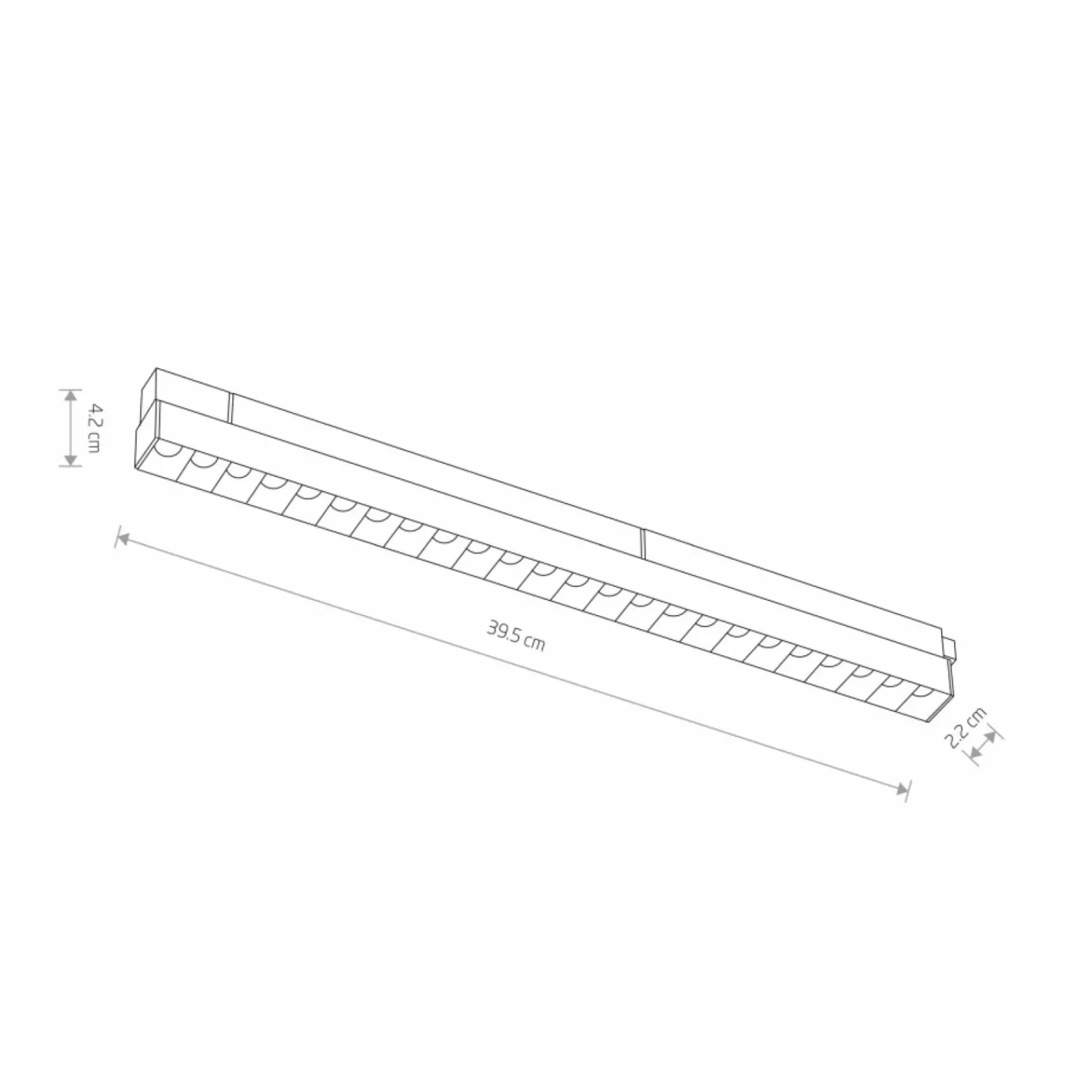 Sklep Kaja Liniowy spot do szyny magnetycznej 1F 10643 LVM FOCUS LED | Kaja* Szynoprzewody Podtynkowe|Szynoprzewody Natynkowe