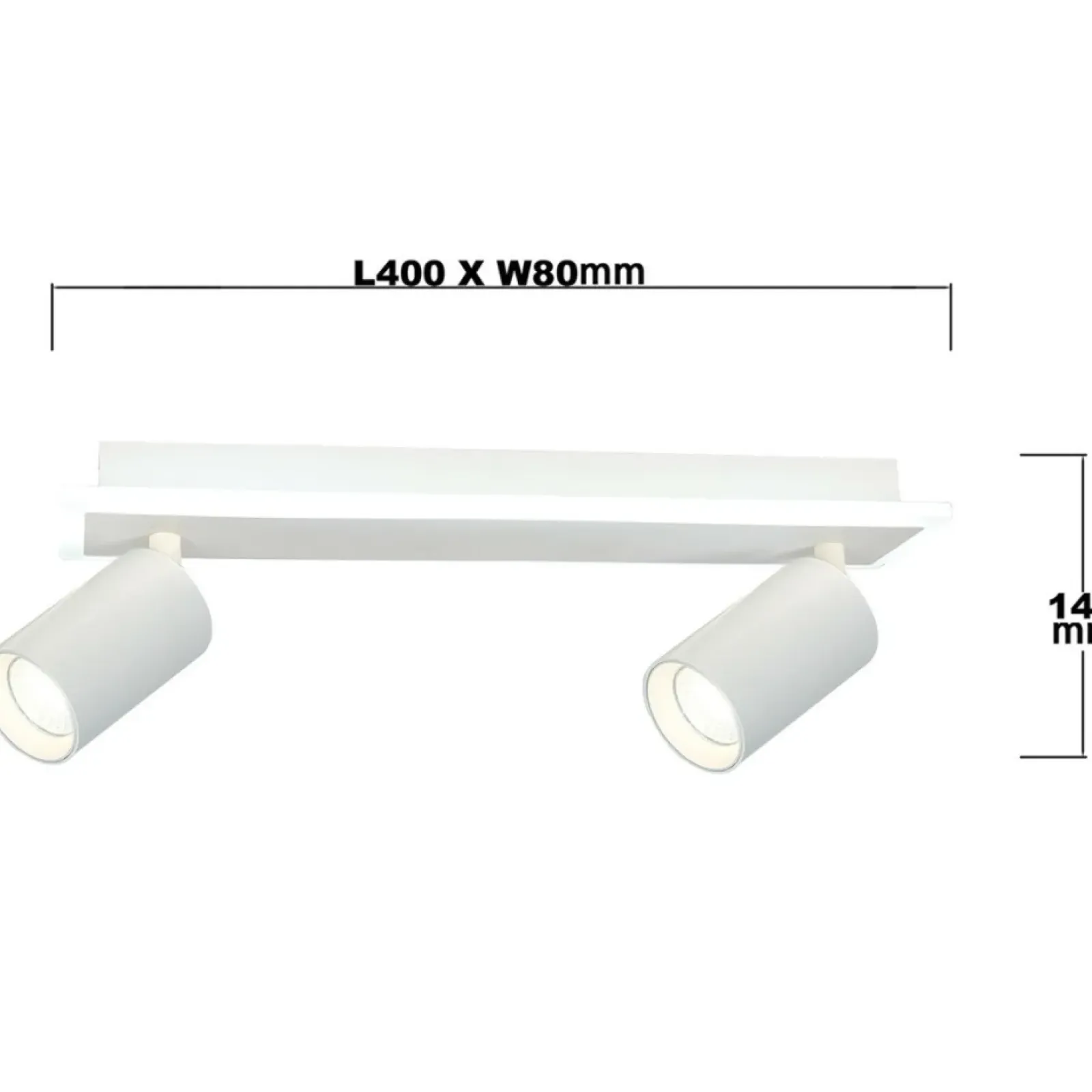 Sklep Kaja Listwa sufitowa LED z reflektorami GU10 LP-0612/2WS WH PARMA | Kaja Online