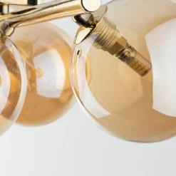 Sklep Kaja Listwa sufitowa z 4 małymi kloszami G9 TK 4513 ESTERA GOLD | Kaja Hot