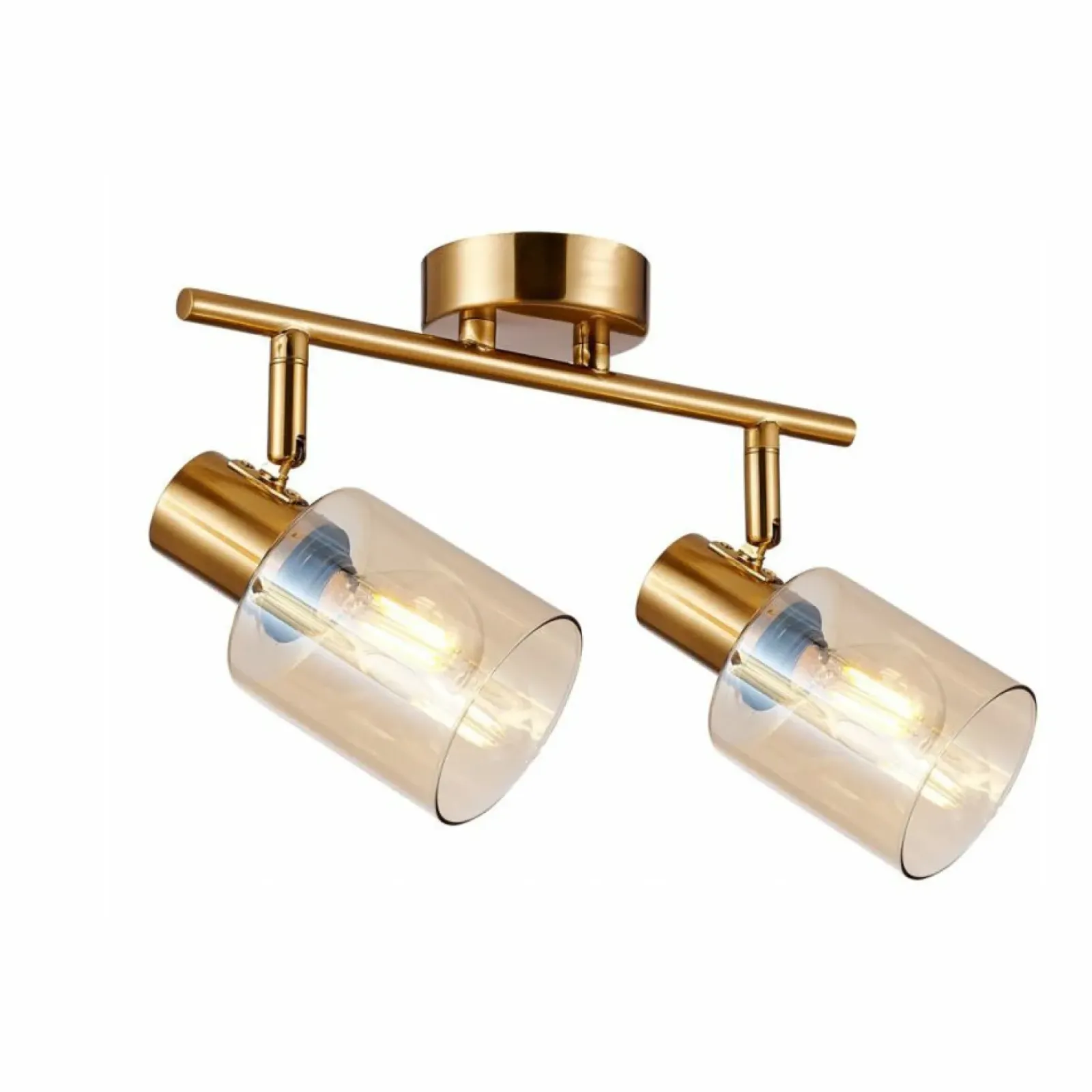 Sklep Kaja Listwa sufitowa z 2 reflektorami SPL-65342-2-BRO-AMB SANTIA | Kaja Discount
