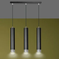 Sklep Kaja Listwa z 3 lampami wiszącymi nad stół w jadalni 643/3 | Kaja Flash Sale