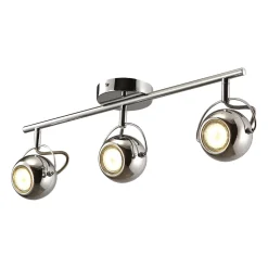 Sklep Kaja Listwa z 3 reflektorami K-8002/3 CHR SALVA | Kaja Oświetlenie* Reflektory Sufitowe Podłużne - Na Listwie