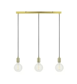 Sklep Kaja Listwa z lampami wiszącymi w złotym kolorze 106335 | Kaja Oświetlenie Shop