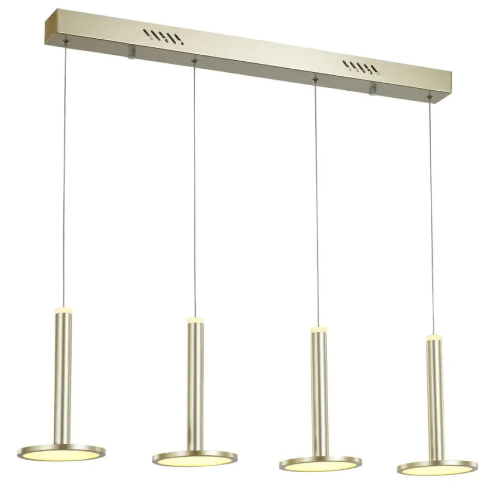 Sklep Kaja Listwa z ledowymi zwisami MD17033012-4B GOLD OLIVER | Kaja Oświetlenie złoty Store