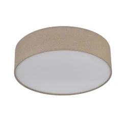 Sklep Kaja Lniana lampa sufitowa, zabudowany plafon TK 10166 EARTH | Kaja* Plafony Klasyczne|Plafony Nowoczesne