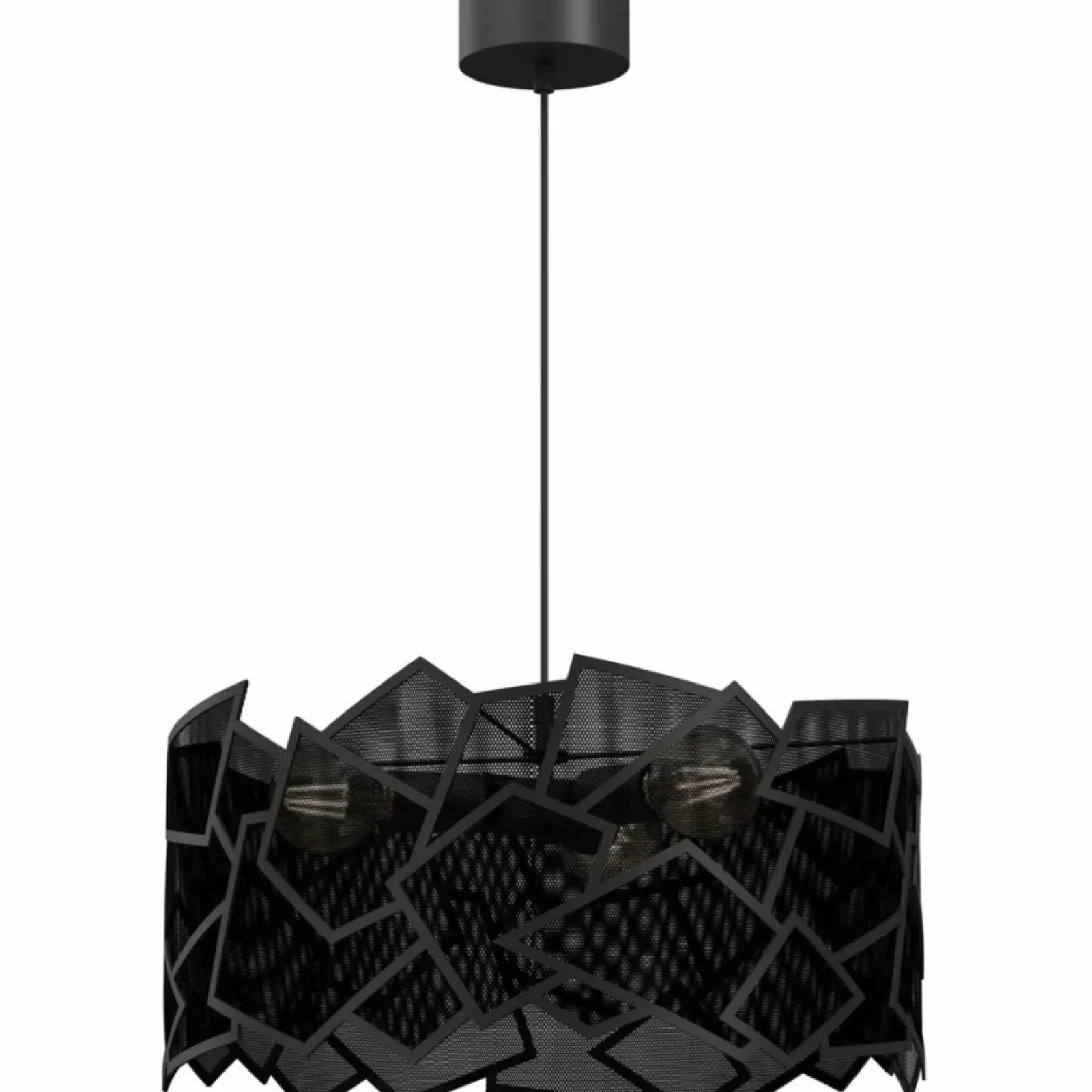 Sklep Kaja Loftowa, czarna lampa wisząca do kuchni LX 550 CAMO | Kaja Oświetlenie Shop