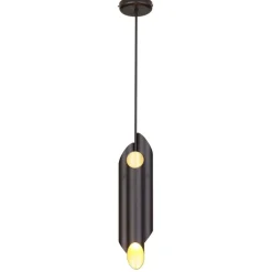 Sklep Kaja Loftowa, czarno-złota lampa wisząca do kuchni MZ5010 LIBRA | Kaja Clearance