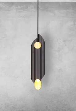 Sklep Kaja Loftowa, czarno-złota lampa wisząca do kuchni MZ5010 LIBRA | Kaja Clearance