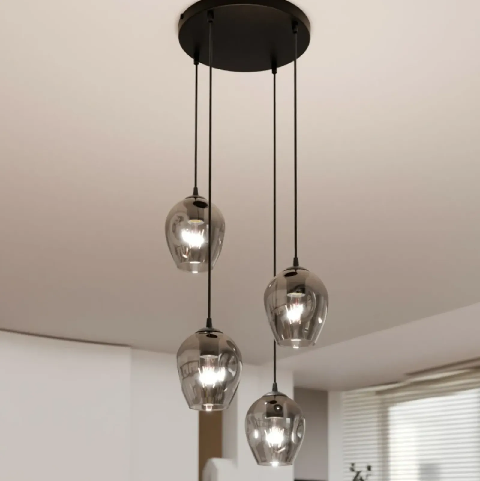 Sklep Kaja Loftowa lampa wisząca do sypialni 680/4PREM ISTAR PREMIUM | Kaja Hot