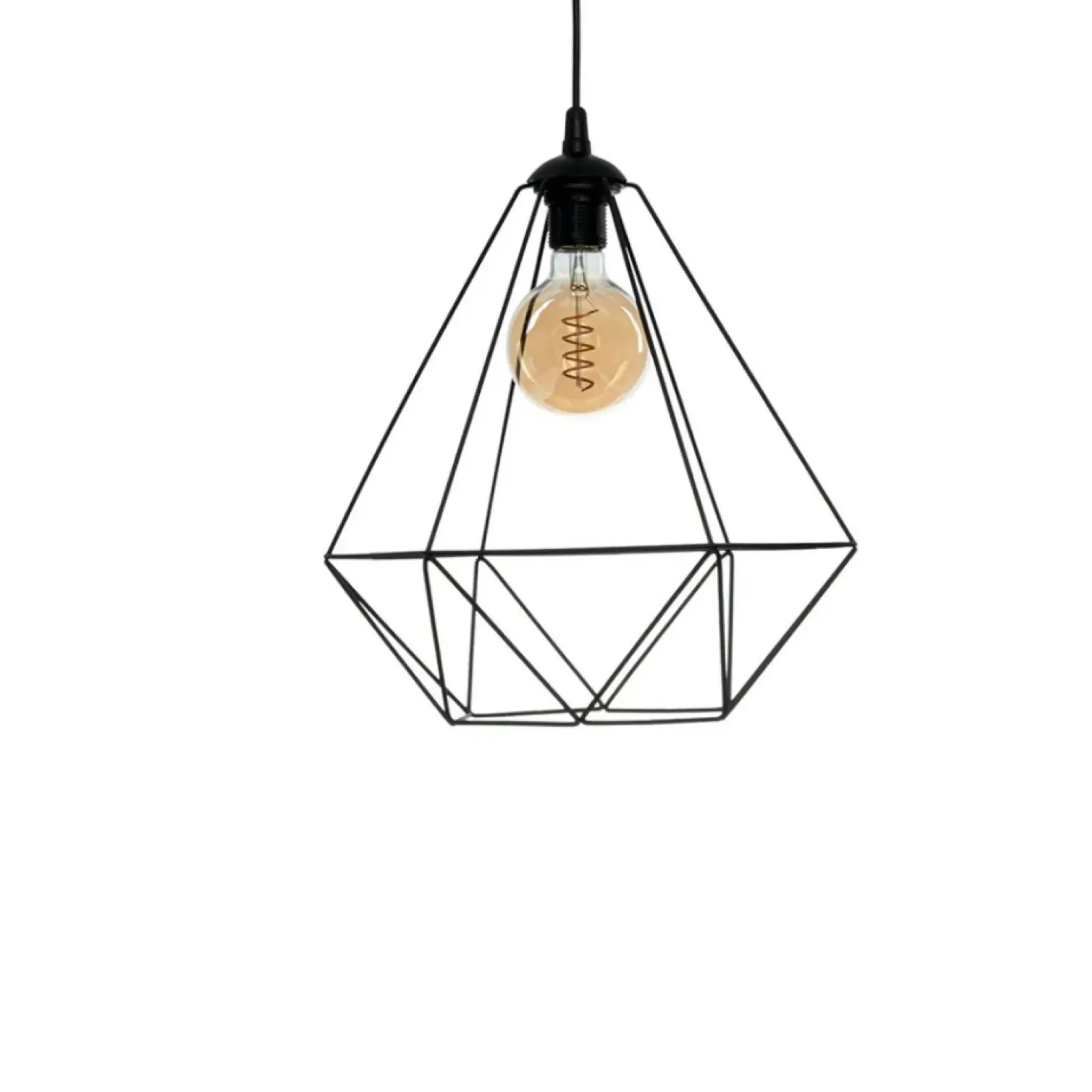 Sklep Kaja Loftowa lampa wisząca z drucianym kloszem MLP7214 BASKET | Kaja Best