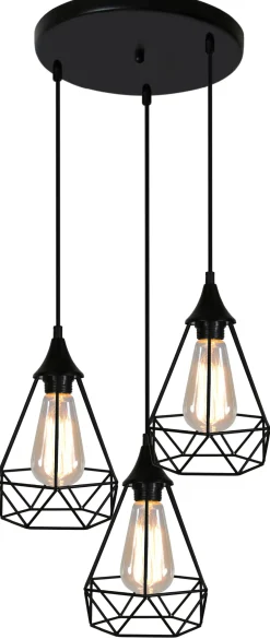 Sklep Kaja Loftowa lampa z drucianymi kloszami 33-62918 GRAF | Kaja Oświetlenie* Randole Tradycyjne