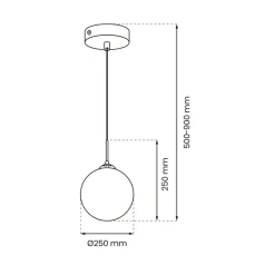 Sklep Kaja Luksusowa lampa wisząca do wnętrza glamour MLP8414 z serii REFLEX | Kaja Oświetl Hot