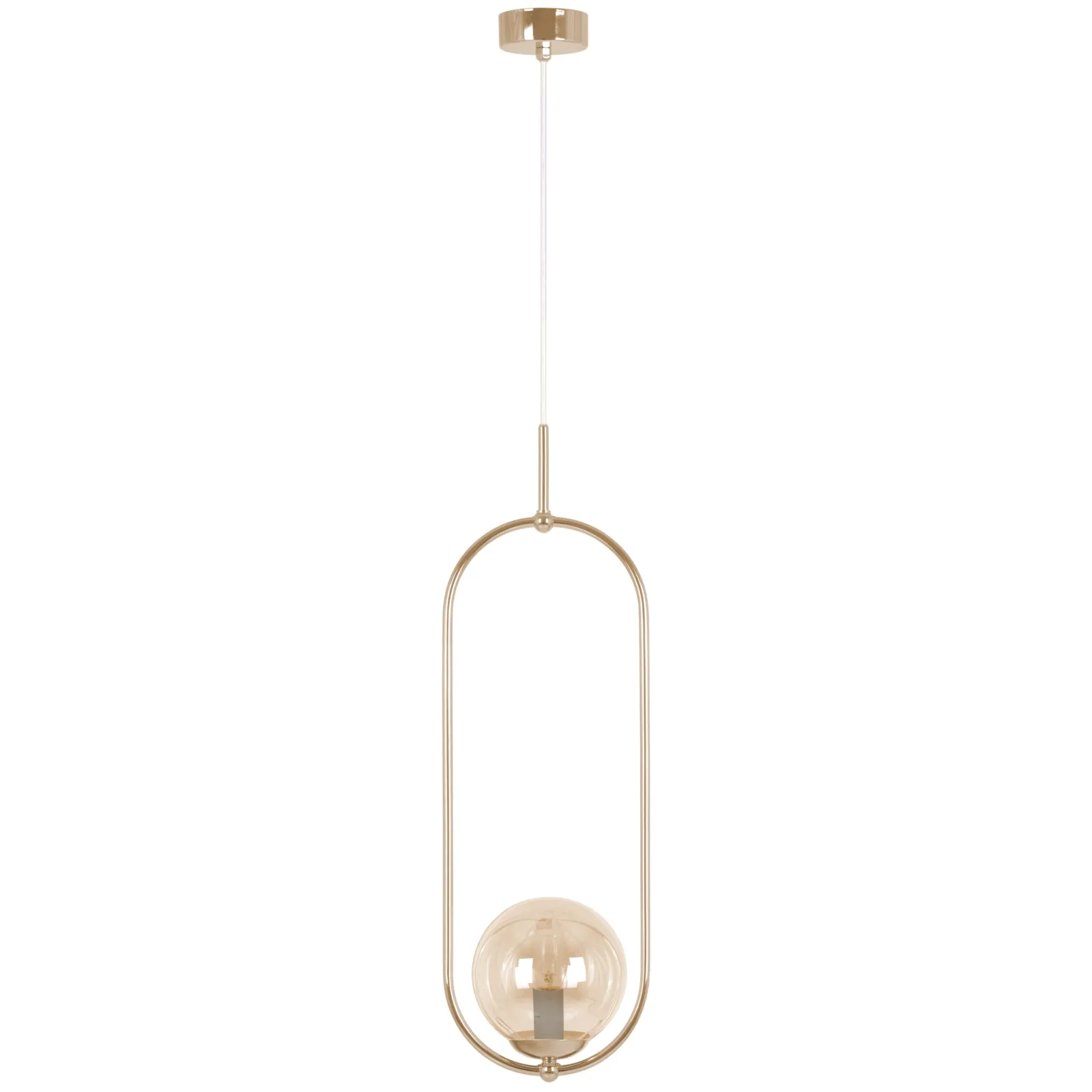 Sklep Kaja Luksusowa lampa wisząca, obręcz z kloszem K-5396 z serii SVEN* Żyrandole Z Kloszami|Żyrandole Nowoczesne