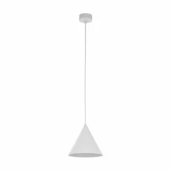Sklep Kaja Mała, biała lampa wisząca do kuchni ⌀19cm TK 10007 CONO | Kaja Flash Sale