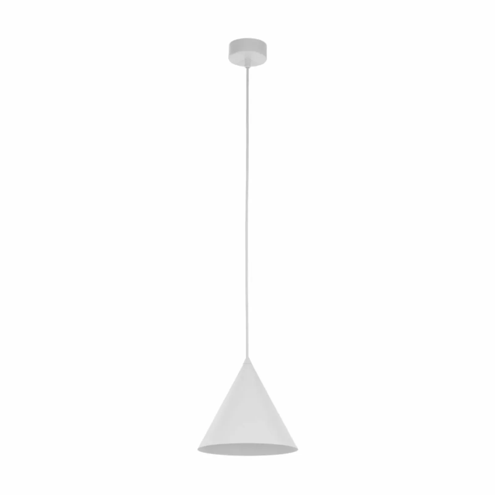 Sklep Kaja Mała, biała lampa wisząca do kuchni ⌀19cm TK 10007 CONO | Kaja Flash Sale