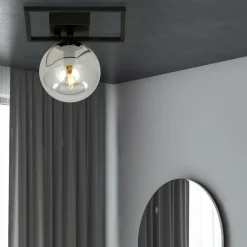 Sklep Kaja Mała, geometryczna lampa sufitowa z kloszem 1131/1E IMAGO | Kaja Flash Sale