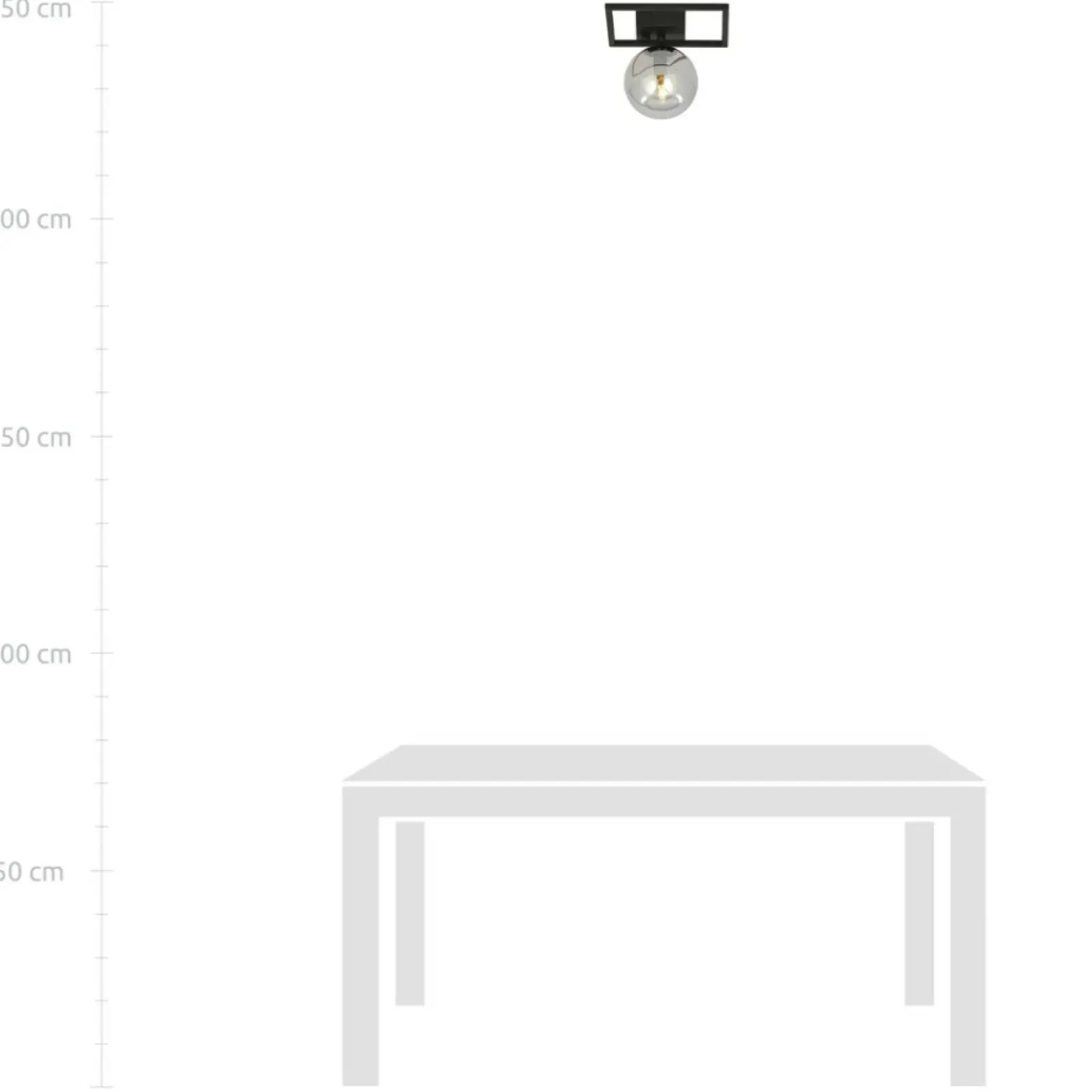 Sklep Kaja Mała, geometryczna lampa sufitowa z kloszem 1131/1E IMAGO | Kaja Flash Sale