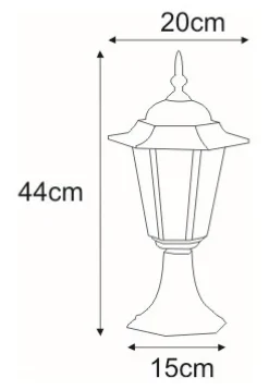 Sklep Kaja Mała, niska lampa ogrodowa stojąca K-5009S CZ STANDARD | Kaja* Lampy Ogrodowe Stojące|Lampy Ogrodowe Stojące