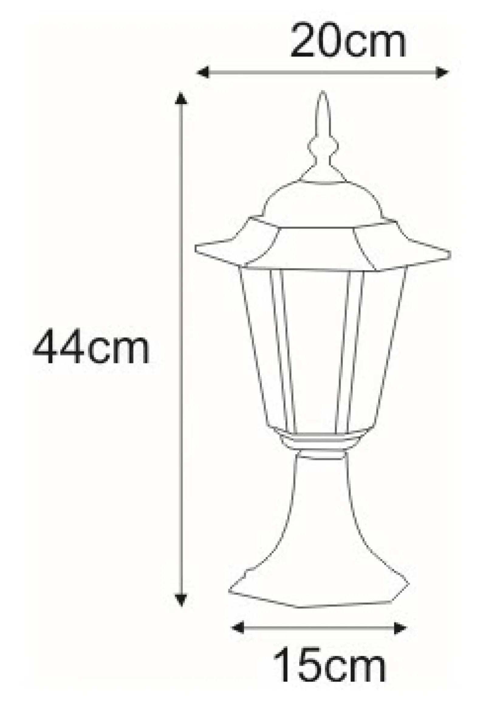 Sklep Kaja Mała, niska lampa ogrodowa stojąca K-5009S CZ STANDARD | Kaja* Lampy Ogrodowe Stojące|Lampy Ogrodowe Stojące