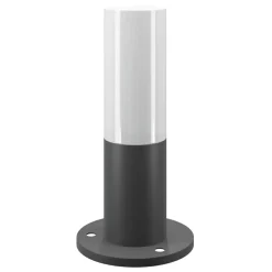 Sklep Kaja Mała, szara lampa ogrodowa stojąca 30cm O418FL-01GR z serii WILLIS* Lampy Ogrodowe Stojące