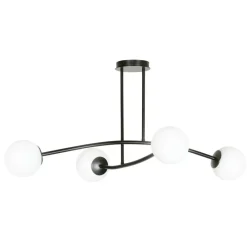 Sklep Kaja Metalowa lampa sufitowa ze szklanymi kloszami 1024/4 HALLDOR | Kaja Hot