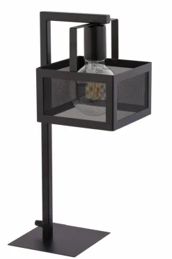 Sklep Kaja Metalowa lampka z drucianym kloszem, do biura SIG 50241 z serii ALBERT* Nowoczesne Lampki Stołowe
