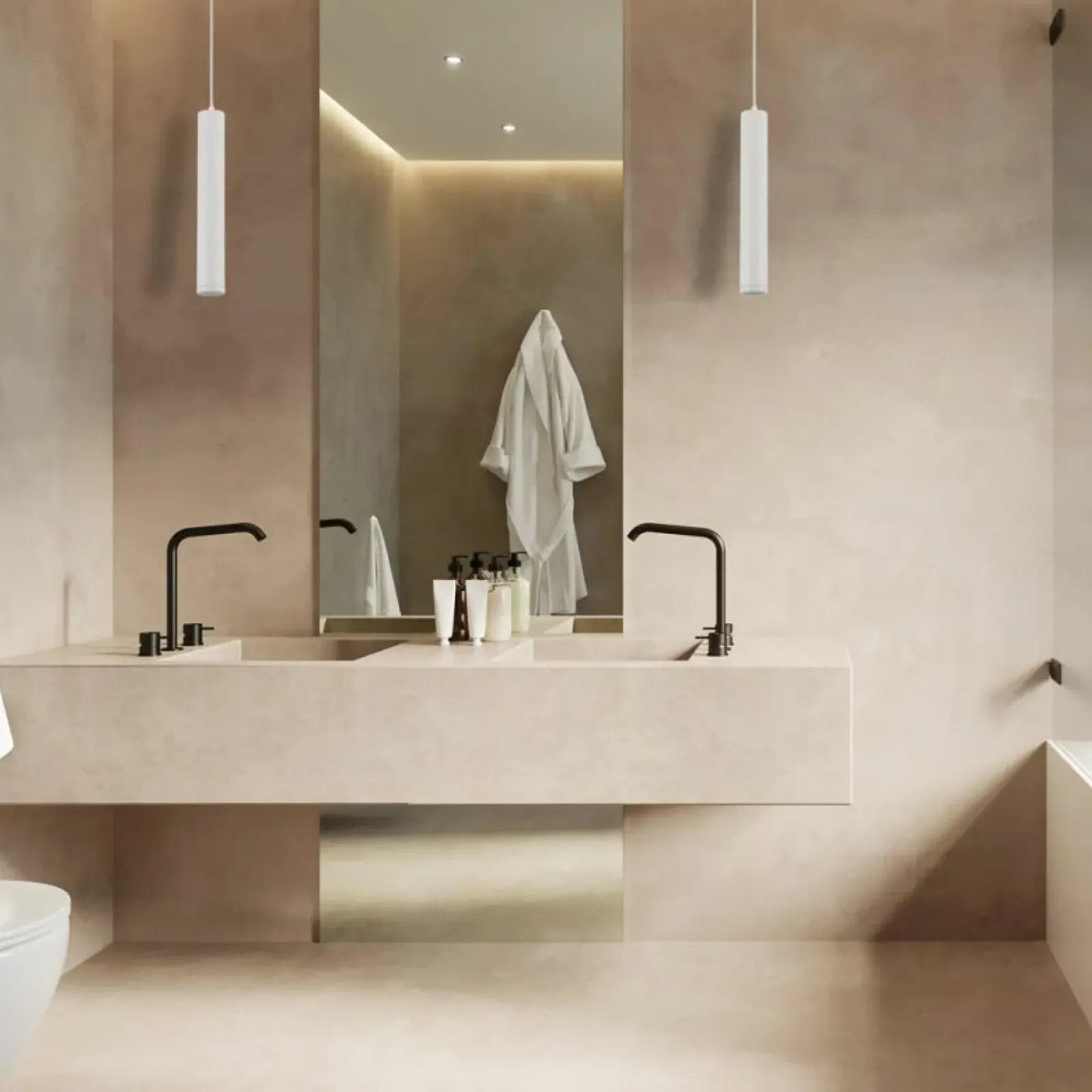 Sklep Kaja Minimalistyczna, biała lampa wisząca tuba ML8869 PORTER | Kaja Best