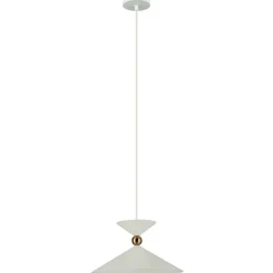 Sklep Kaja Minimalistyczna, biała lampa wisząca PND-84432-1-WH z serii QUELTO Hot