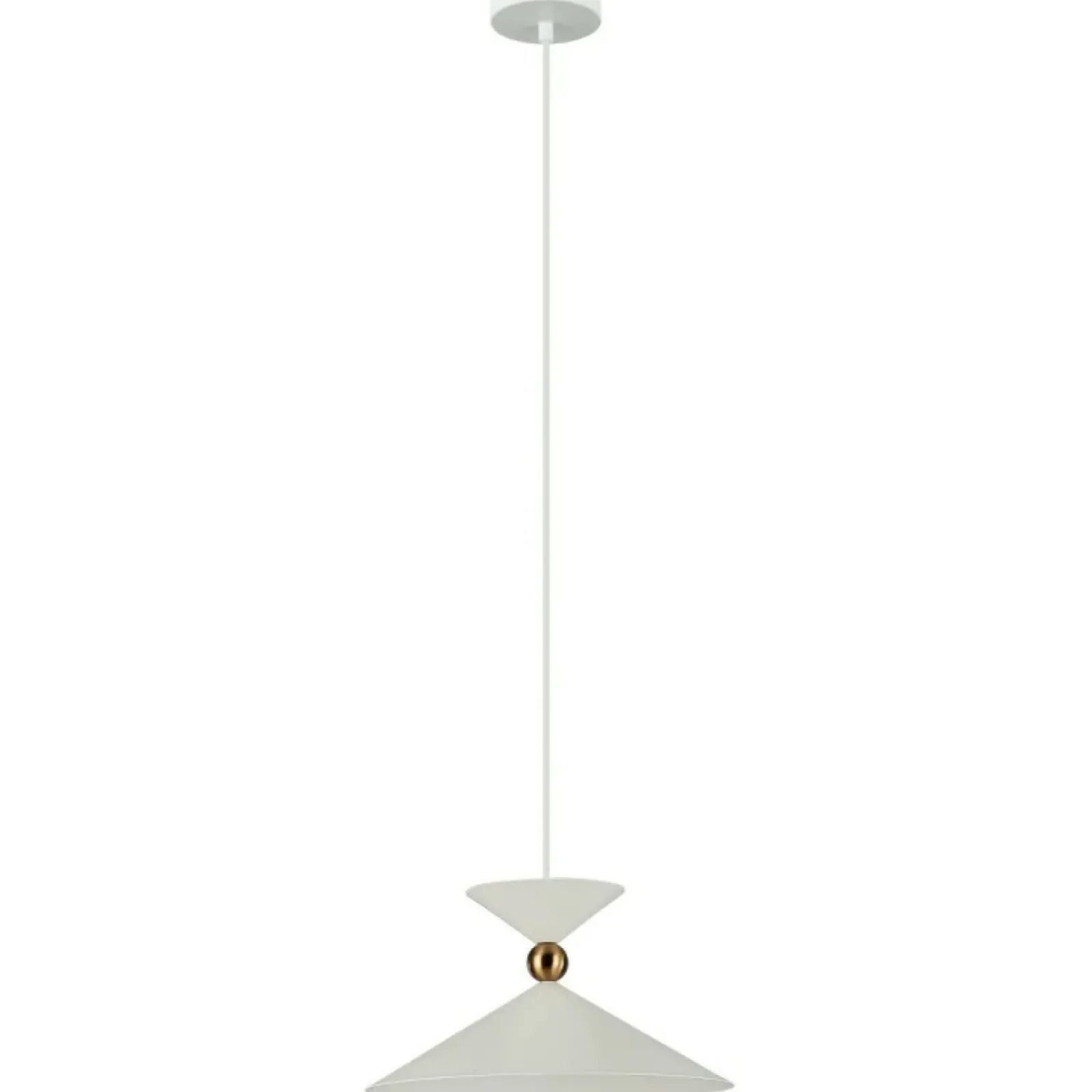 Sklep Kaja Minimalistyczna, biała lampa wisząca PND-84432-1-WH z serii QUELTO Hot