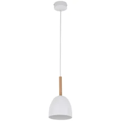 Sklep Kaja Minimalistyczna, biała lampa wisząca do jadalni TK 4868 z serii NORD Flash Sale