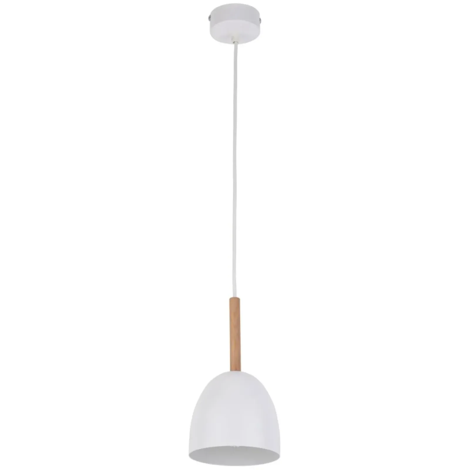 Sklep Kaja Minimalistyczna, biała lampa wisząca do jadalni TK 4868 z serii NORD Flash Sale