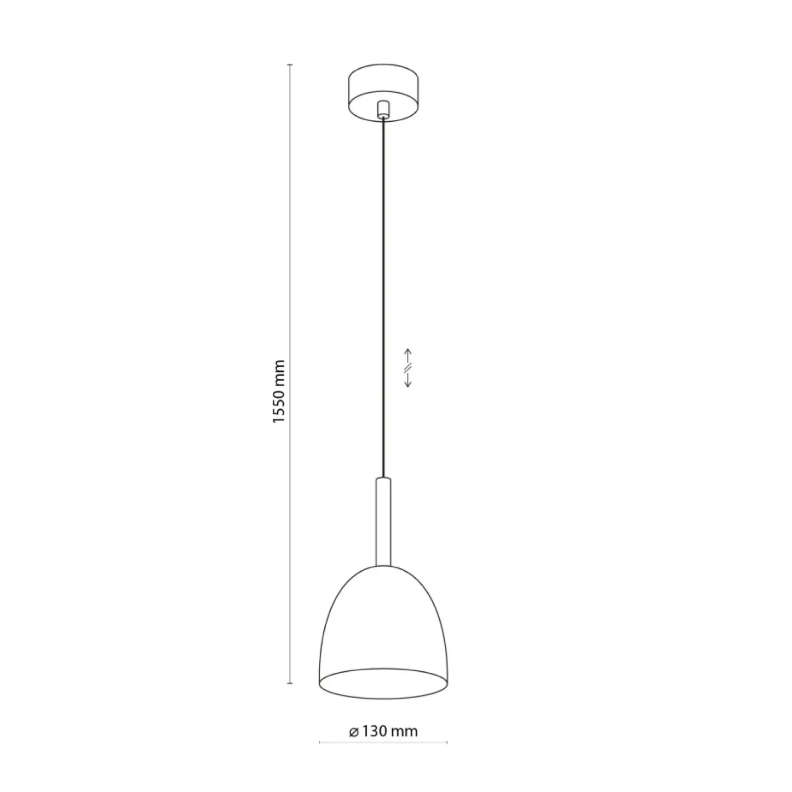 Sklep Kaja Minimalistyczna, biała lampa wisząca do jadalni TK 4868 z serii NORD Flash Sale