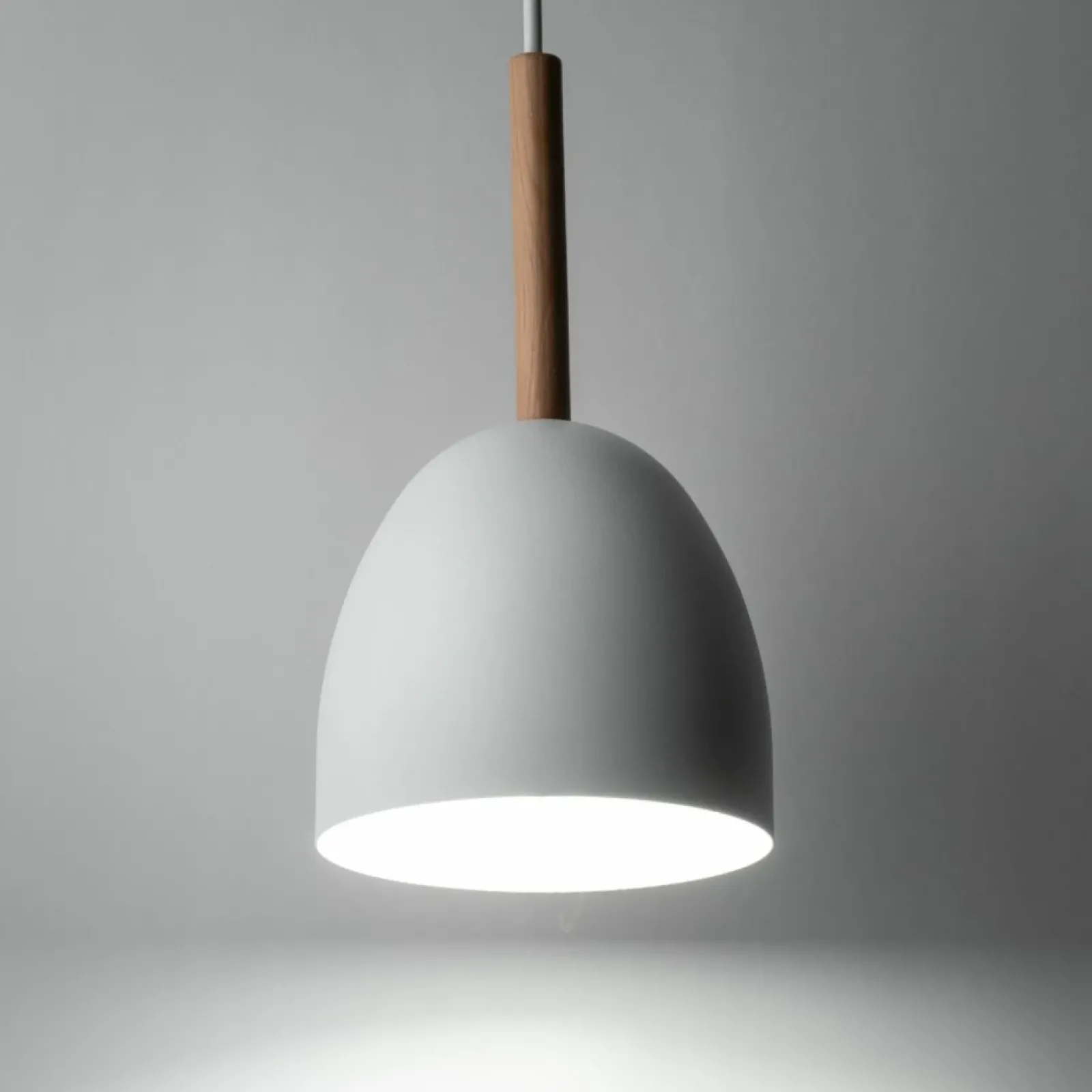 Sklep Kaja Minimalistyczna, biała lampa wisząca do jadalni TK 4868 z serii NORD Flash Sale