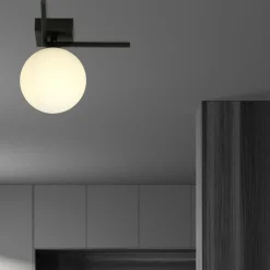 Sklep Kaja Minimalistyczna, czarna lampa sufitowa z kloszem 1130/1G IMAGO | Kaja Cheap