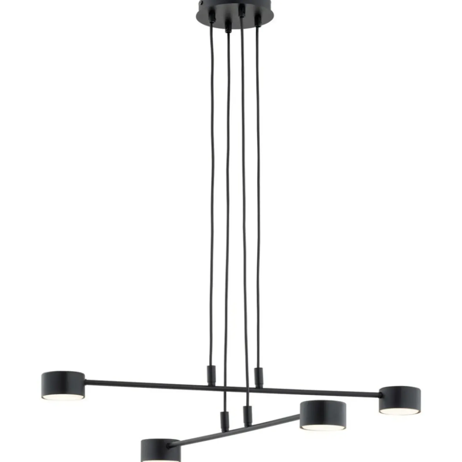 Sklep Kaja Minimalistyczna, industrialna lampa wisząca 1339/4 MODUS | Kaja czarny Clearance