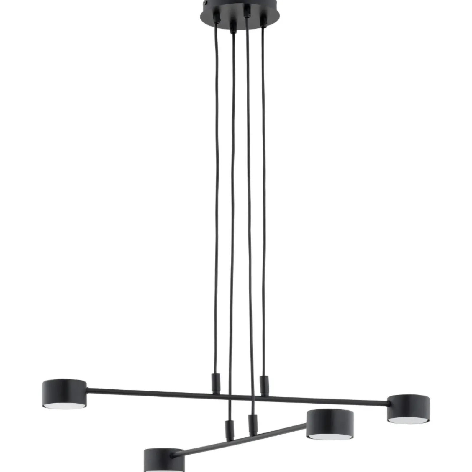 Sklep Kaja Minimalistyczna, industrialna lampa wisząca 1339/4 MODUS | Kaja czarny Clearance