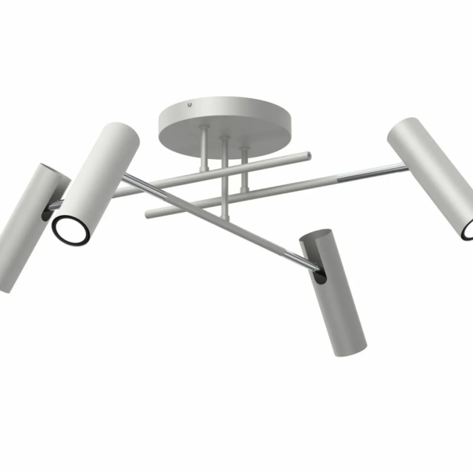Sklep Kaja Minimalistyczna, jasnoszara lampa sufitowa LX 288 AXION | Kaja New