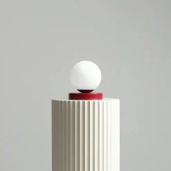 Sklep Kaja Minimalistyczna, kulista lampka stołowa 1076B15_S z serii BALL | Kaja* Nowoczesne Lampki Stołowe
