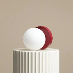 Sklep Kaja Minimalistyczna, kulista lampka stołowa 1076B15_S z serii BALL | Kaja* Nowoczesne Lampki Stołowe
