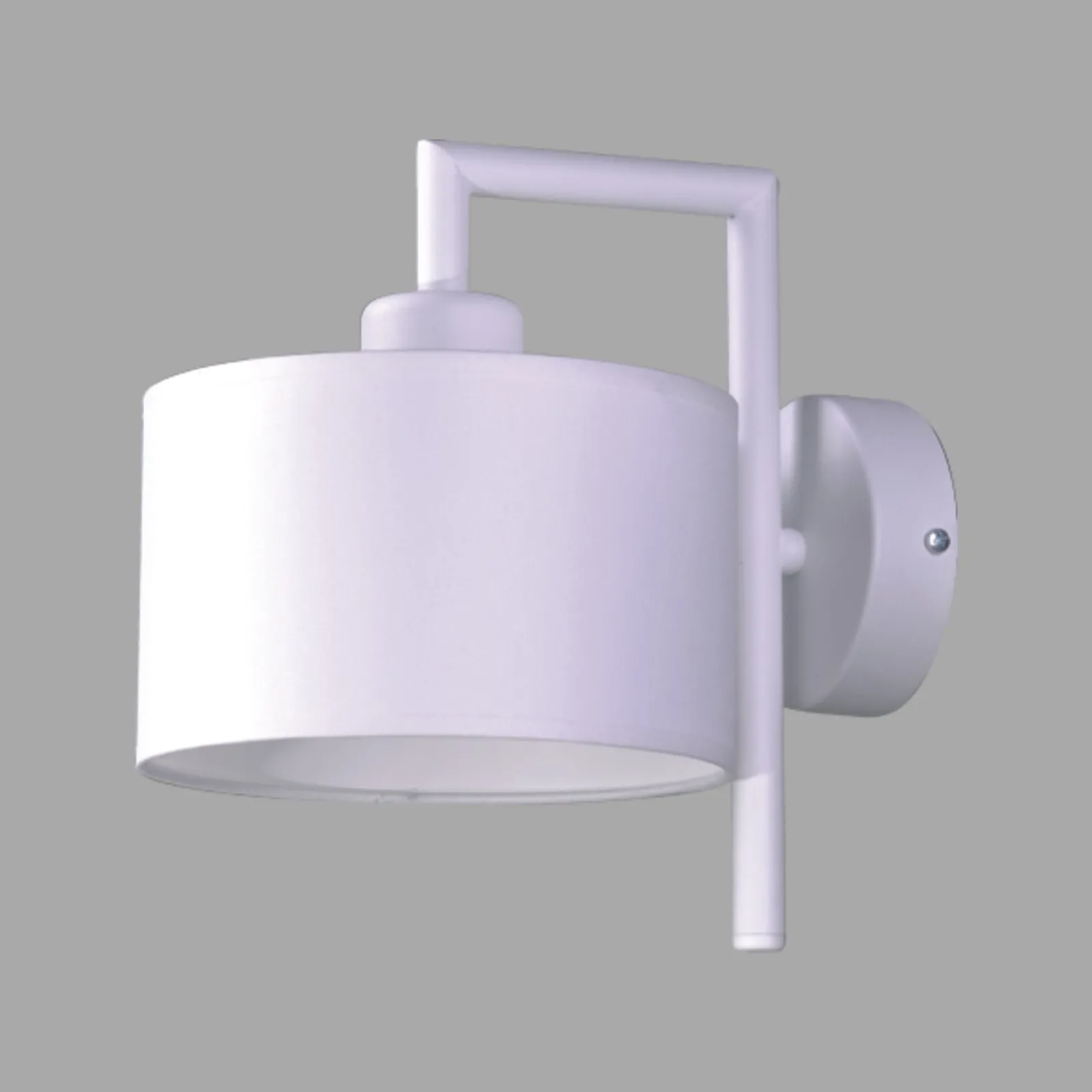 Sklep Kaja Minimalistyczna lampa ścienna K-4334 SIMONE WHITE | Kaja Oświetlenie* Kinkiety Tradycyjne|Kinkiety Z Abażurem