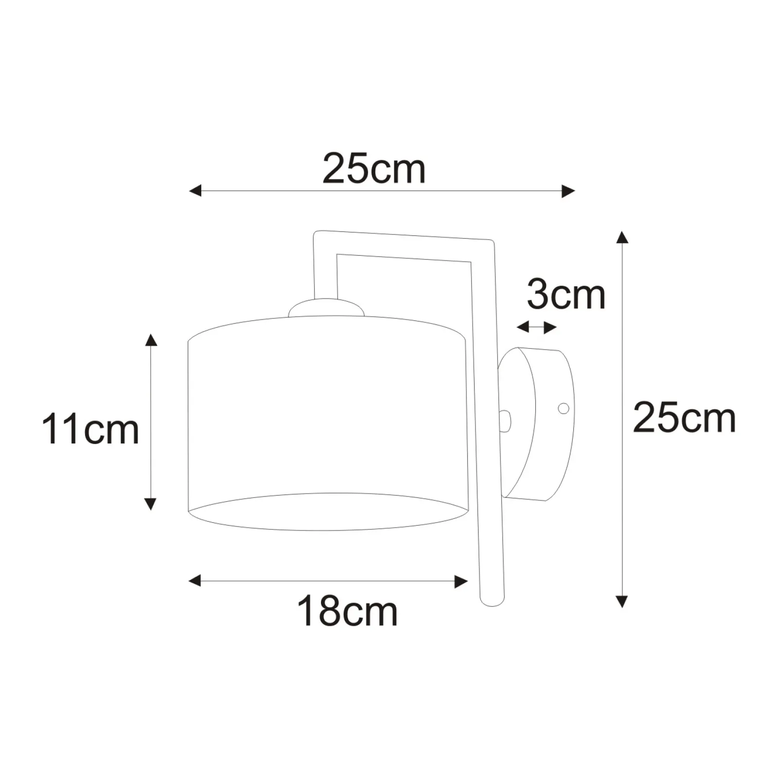 Sklep Kaja Minimalistyczna lampa ścienna K-4334 SIMONE WHITE | Kaja Oświetlenie* Kinkiety Tradycyjne|Kinkiety Z Abażurem