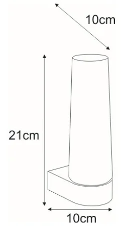 Sklep Kaja Minimalistyczna lampa ścienna K-L8907-1W AQUA | Kaja Oświetlenie* Lampy Do Łazienki