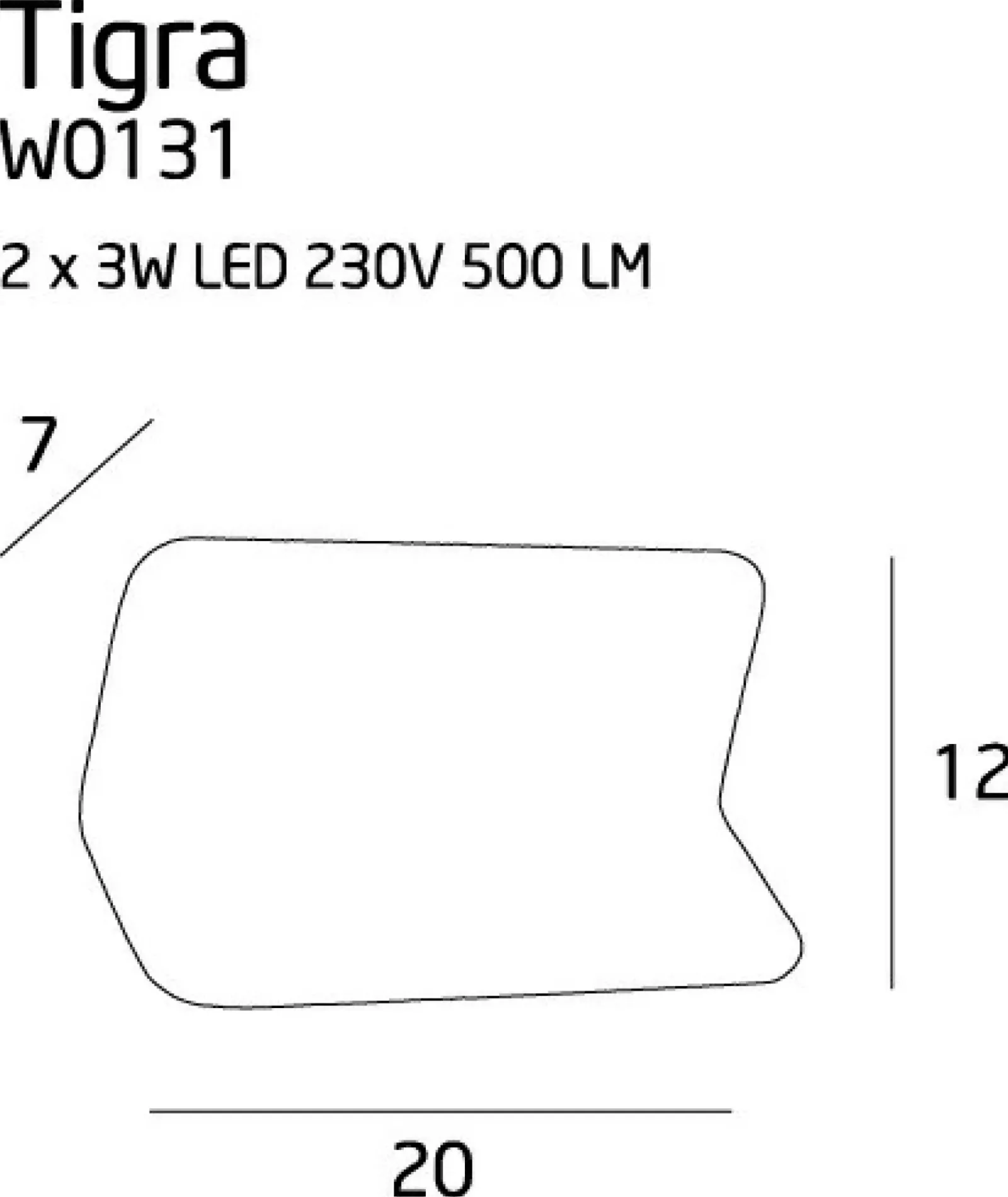Sklep Kaja Minimalistyczna lampa ścienna do korytarza MX W0131 TIGRA | Kaja* Lampy Led